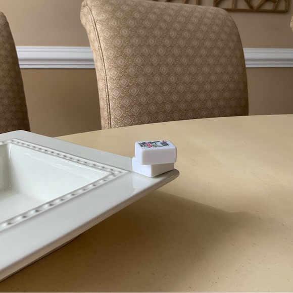 Stacked Mah Jongg Tiles Platter Decoration- Your Choice 🐉 - Picture 4 of 8